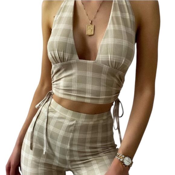 Tiger Mist L Kutcher Crop Top Only Festival Western Beach Resort Vacay Cleangirl - Picture 1 of 9